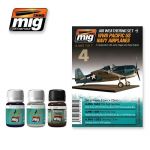 A.MIG-7417 - WW2 Pacific US Navy Airplanes Set (3x35ml)